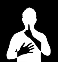 Silent Rocco‘s Less Talk More Feels mime logo